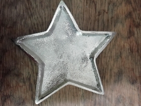 Metal star trinket dish